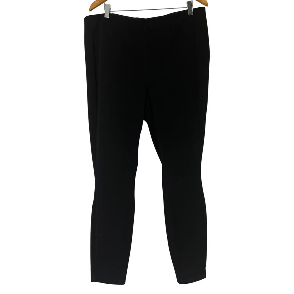ENCORE by Idina Menzel Knit Denim Leggings Black Wash M